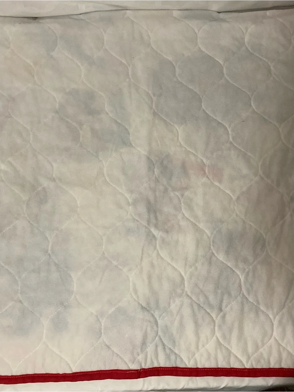 Vintage Disney White Quilted Throw Blanket with Multicolor Character Print